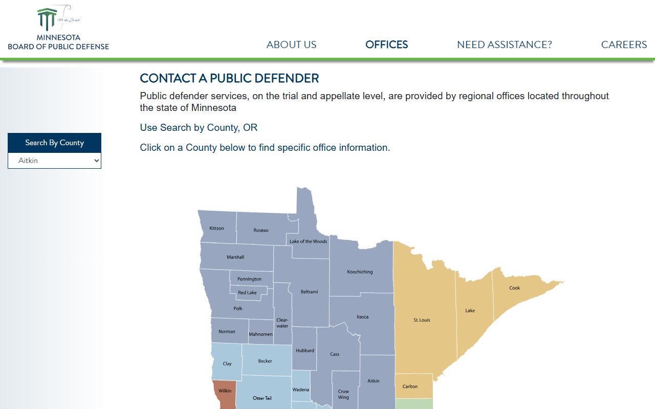 Minnesota Board of Public Defense offices