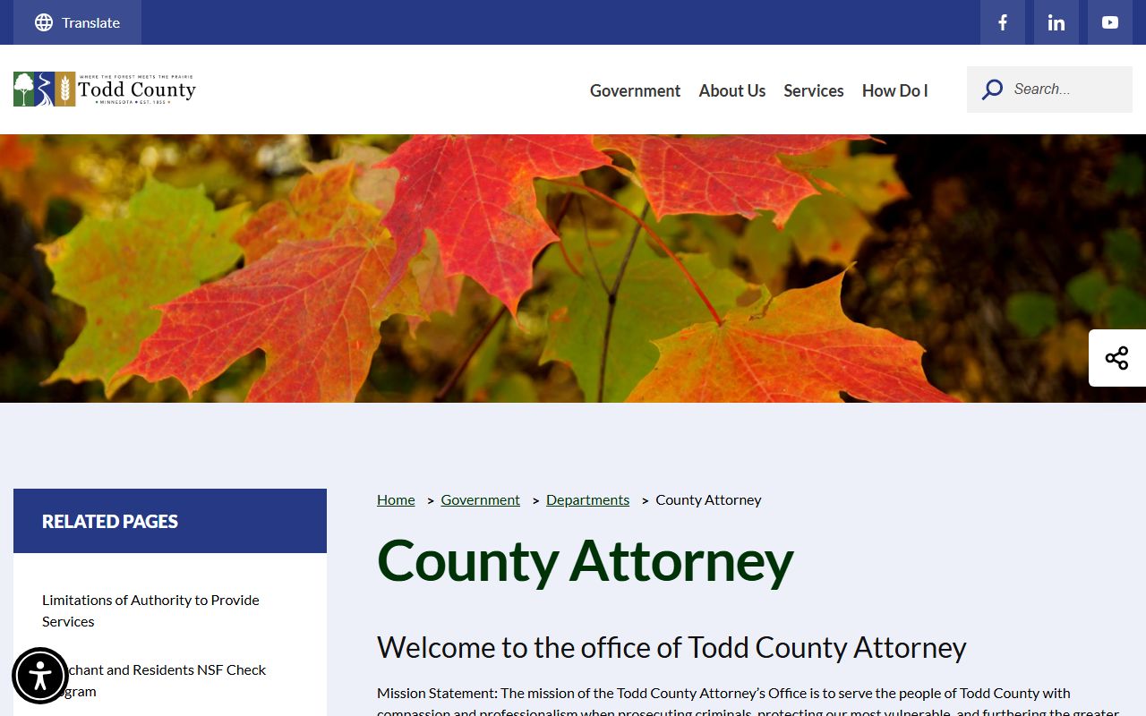 Todd County Attorney office