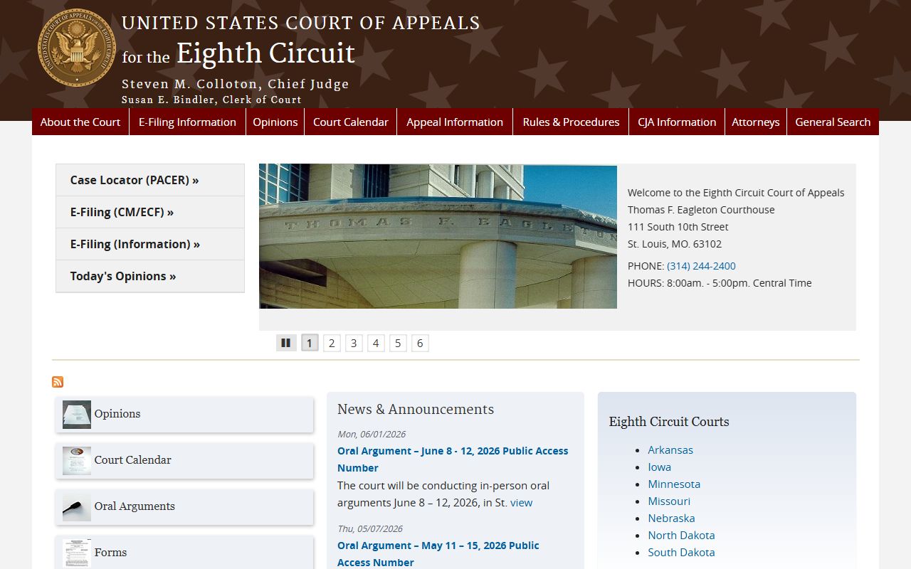Eighth Circuit Court of Appeals
