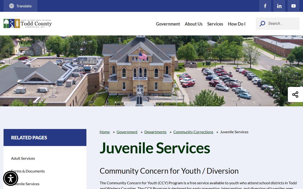 Todd-Wadena juvenile services